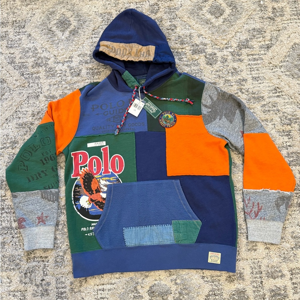 Men’s Polo Ralph Lauren Country Patchwork Hoodie